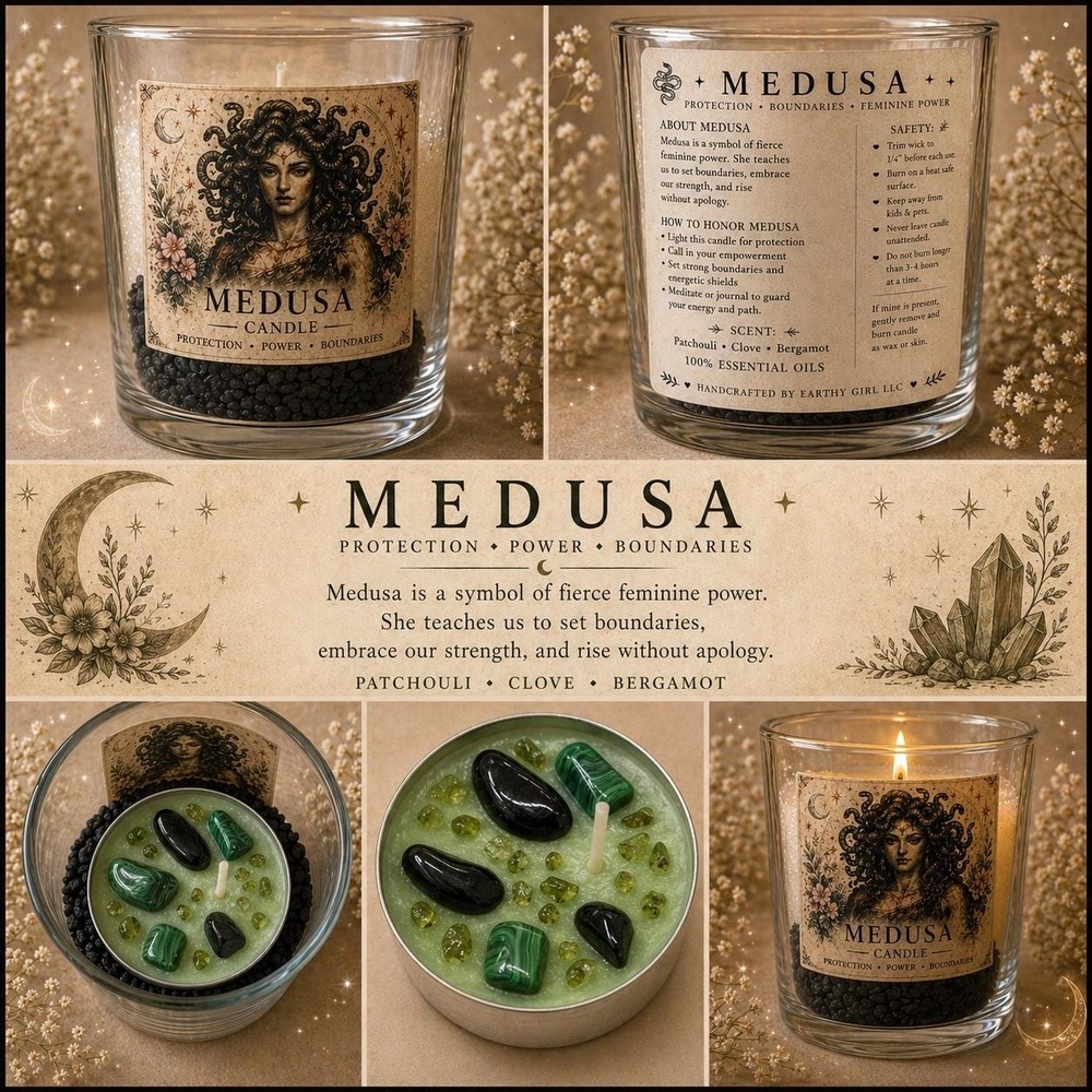 Medusa Tea Light Candle Set